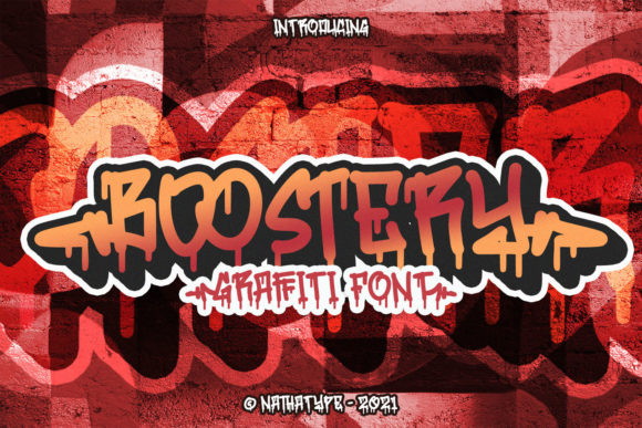 Boostery: The Dramatic Display Font Redefining Street Style