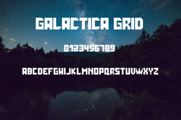 Galactica Grid: The Bold Display Font That Brings Energy to Every Project