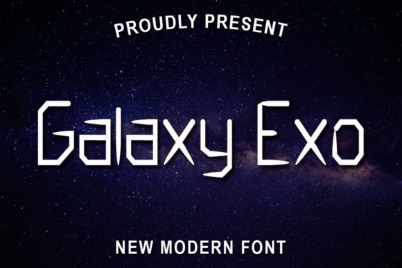 Galaxy Exo: Elevating Your Design Projects with Futuristic Typography