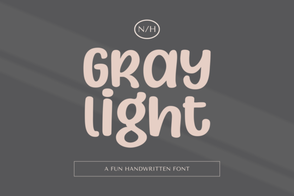 Gray Light: The Brushed Display Font for Creative Projects