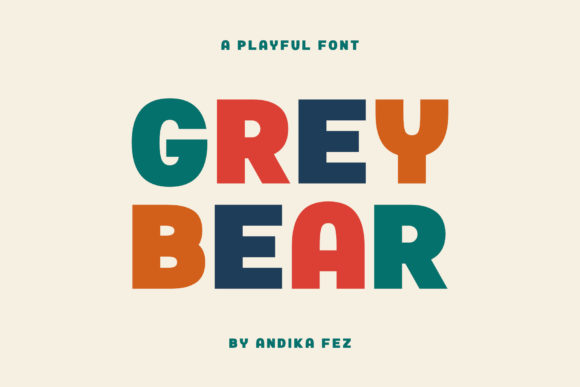 Grey Bear: The Bold Typography Choice for High-Impact Visual Communication