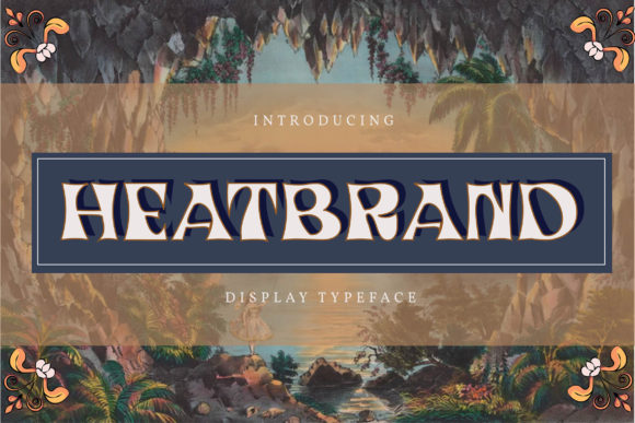 Heatbrand: Elevating Visual Narratives with a Bold, Vintage Aesthetic