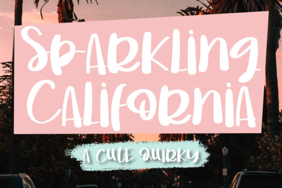Sparkling California: Elevating Visual Identity with a Neatly Crafted Display Font