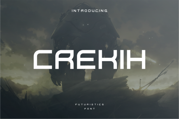 Why Crekih Stands Out as a Futuristic Display Font for Modern Design
